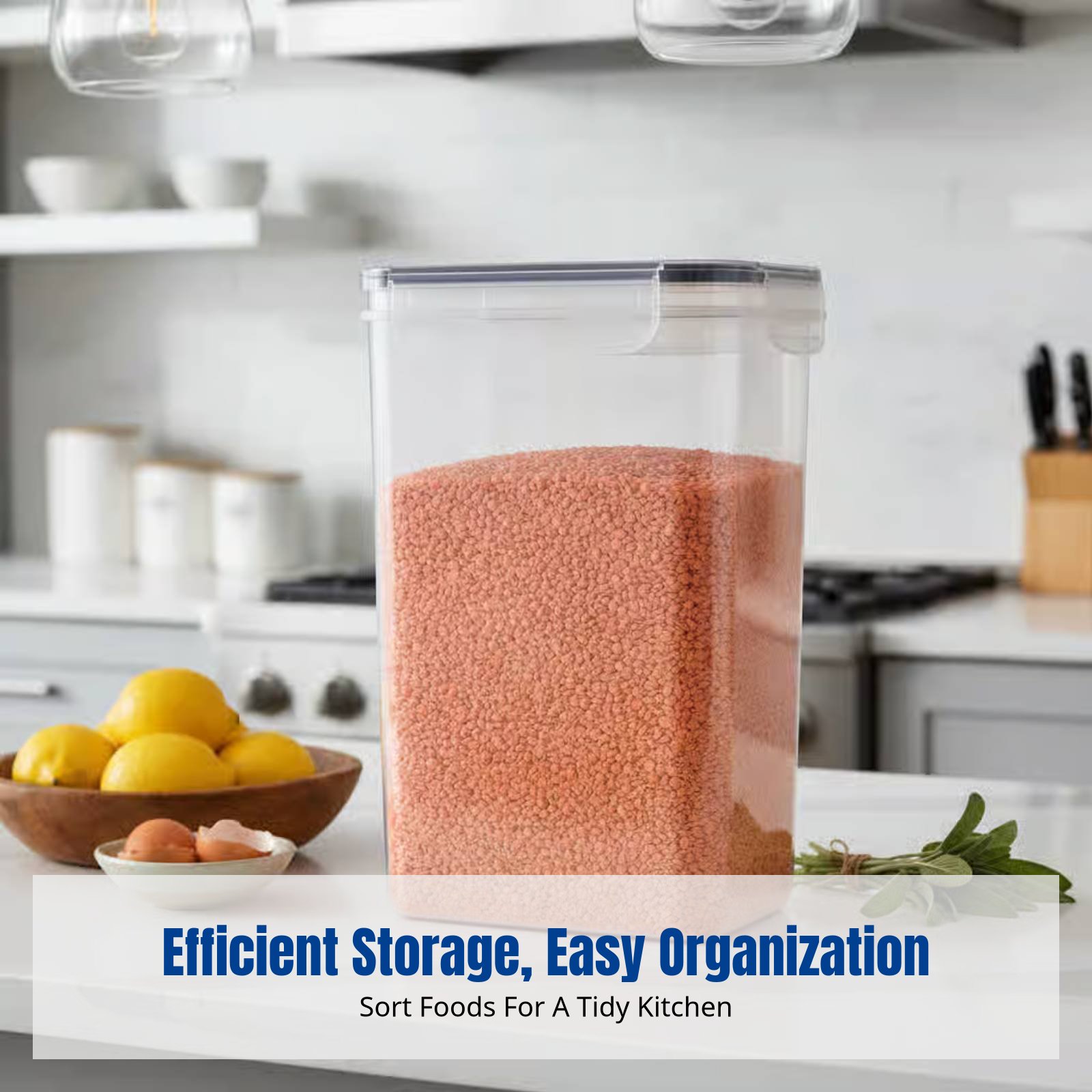 Food Storage For Refrigerator - Juego de Recipientes Herméticos para Almacenamiento