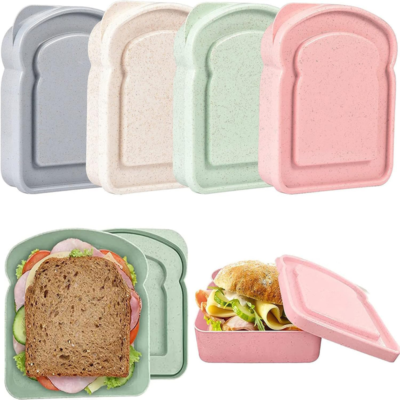 Food Storage Containers B&M - Fiambrera con tapa para sándwich, contenedor