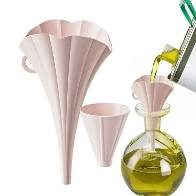 Food Storage Dispenser - Embudo plegable de calidad alimentaria, contenedor