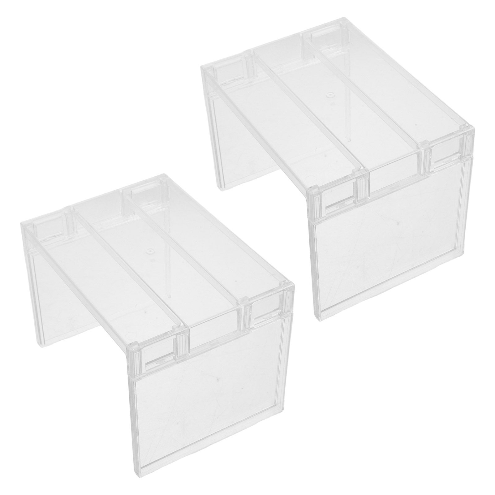 Food Storage Freezer - 2 Estantes Organizadores Transparentes para Refrigerador,