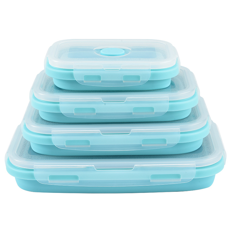 Food Storage Freezer - Contenedor Plegable de Silicona para Almacenamiento