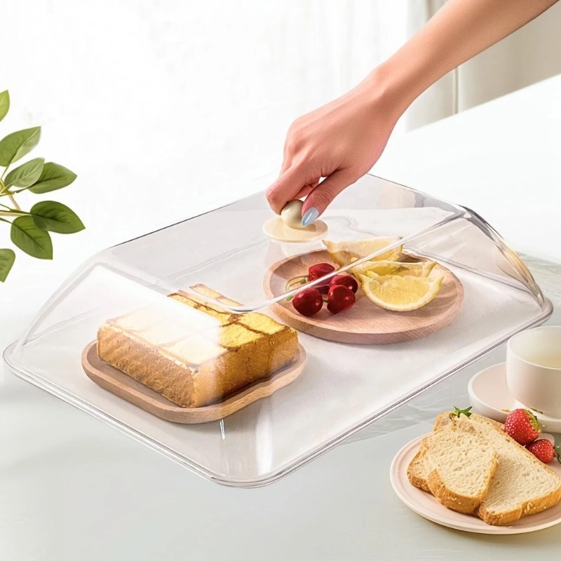 Food Storage For Room - WORTHBUY Cubierta de plástico reutilizable para