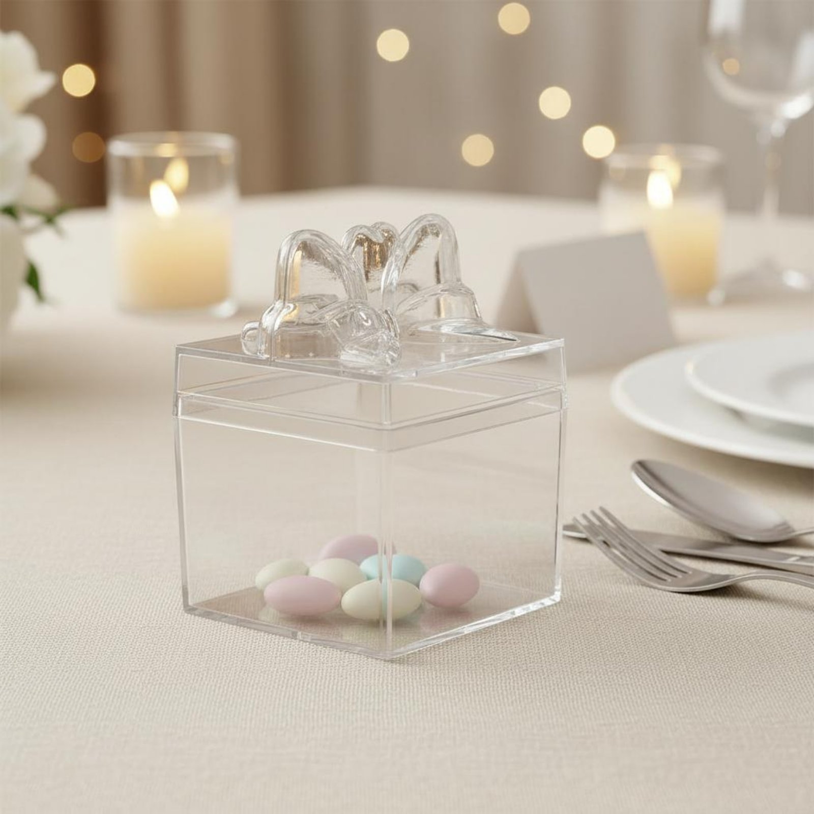 Food Storage Boxes - Caja de Plástico Transparente para Dulces
