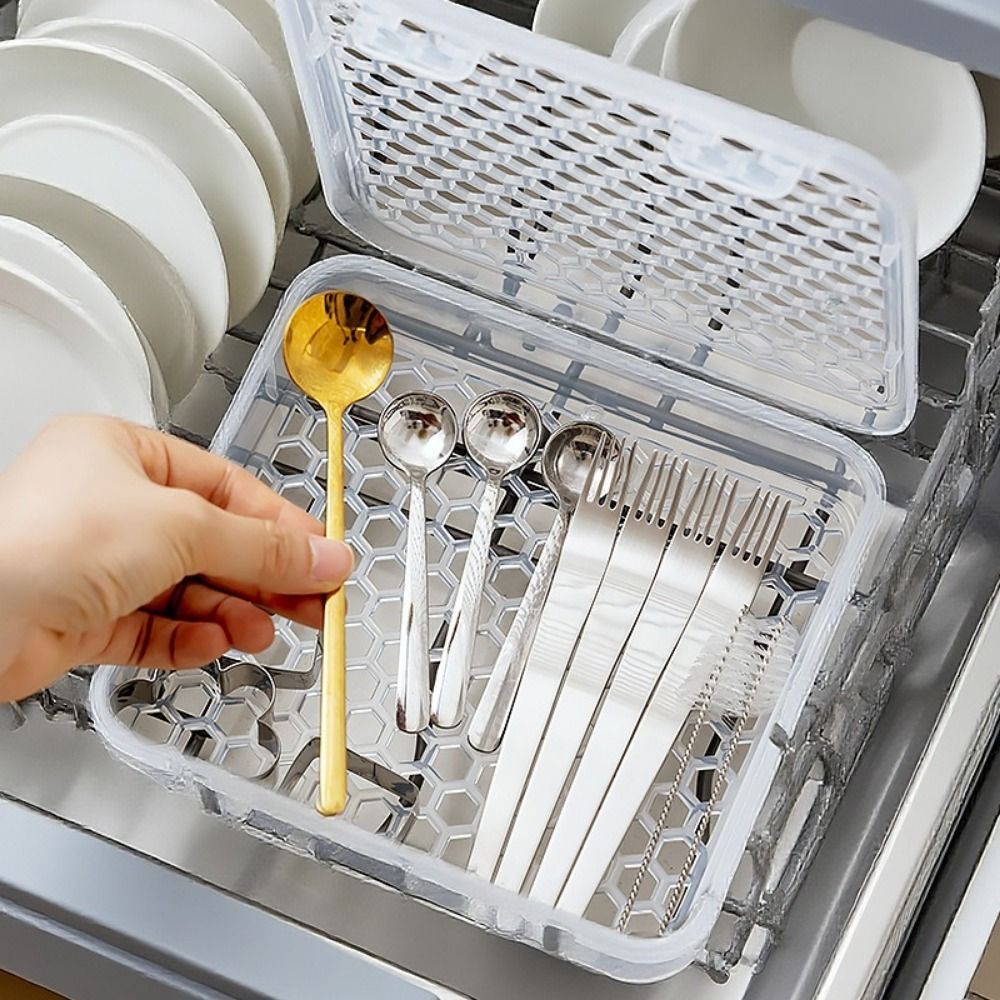 Food Storage Without Plastic - Caja de limpieza de vajilla hueca