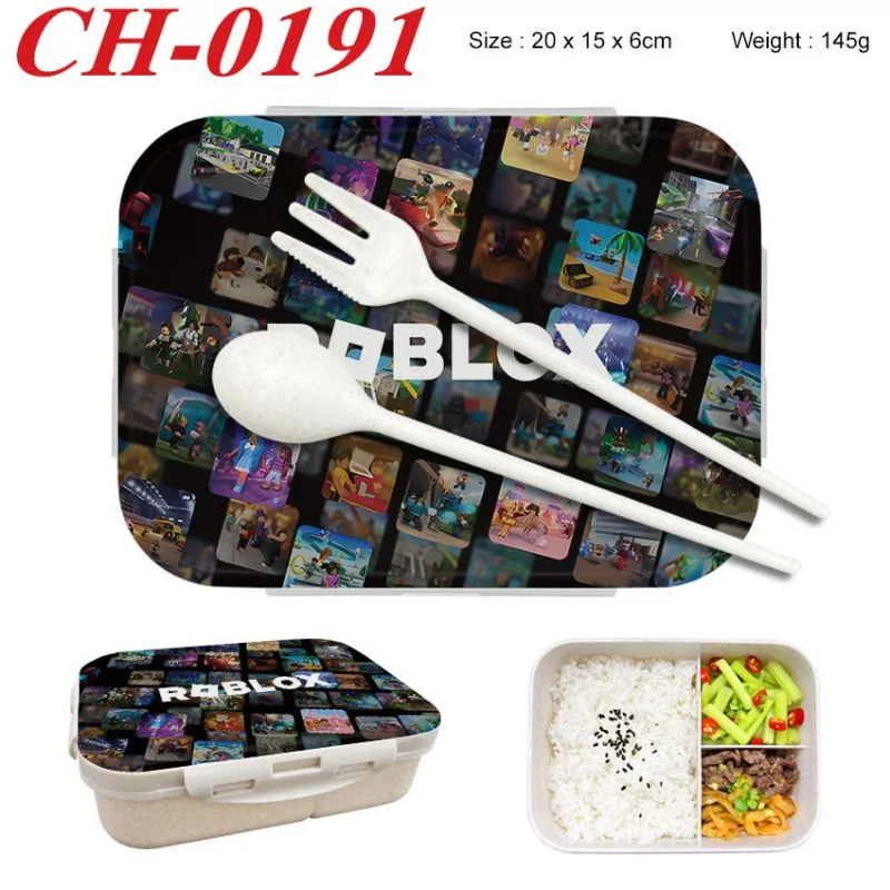 Food Storage Boxes - Lonchera Bento de Roblox con Figura