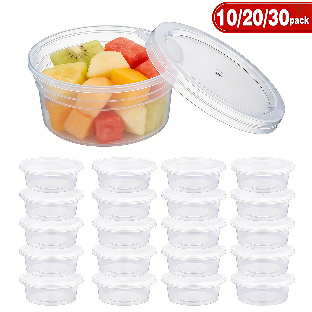 Food Storage Time - Paquete de 10/20/40 Recipientes Pequeños para