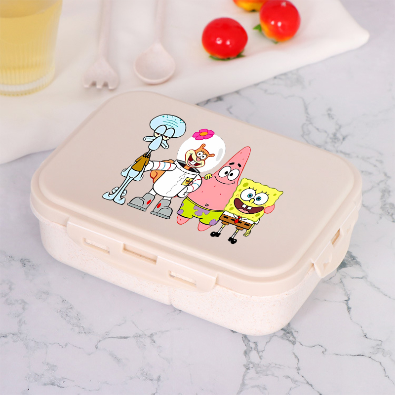 Food Storage Containers B&M - Lonchera de Bob Esponja, Lonchera con
