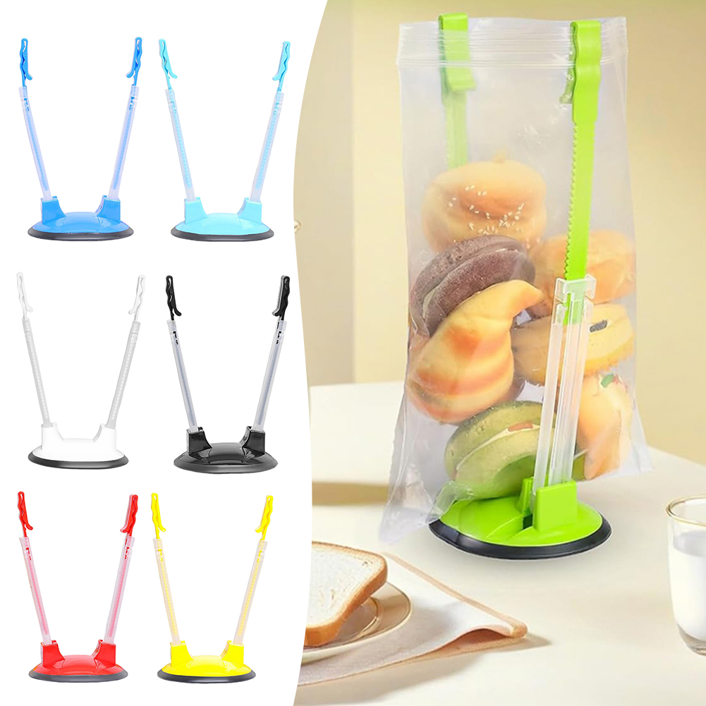 Food Storage Zip Bags - Ajustables Soporte de bolsas para la