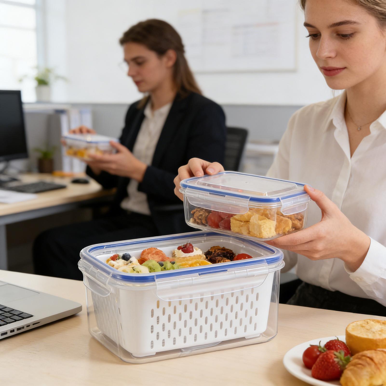 Contenedor de Almacenamiento d - Food Storage For Refrigerator reseña y precio