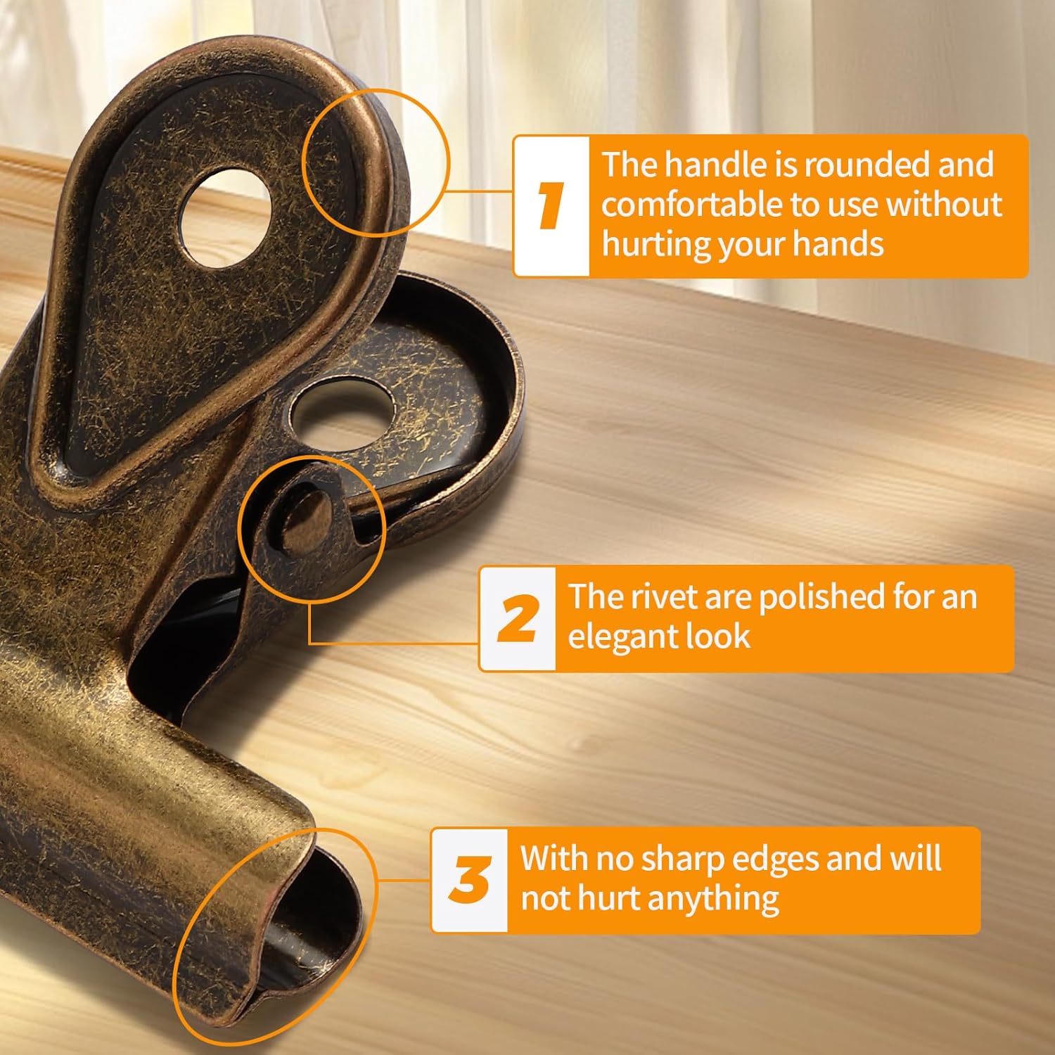 Clips Bulldog, 3 Piezas de Cli - Food Storage Method reseña y precio