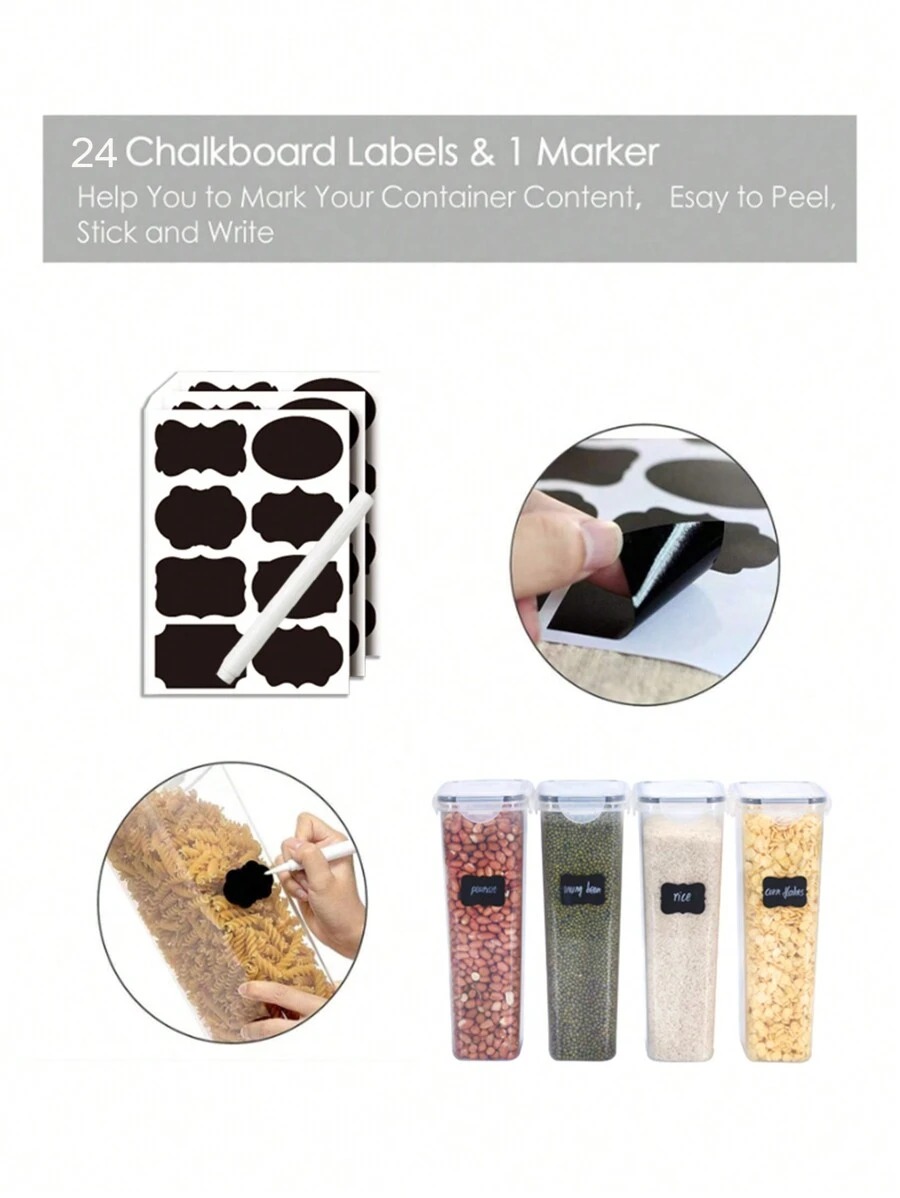 Frascos de almacenamiento de a - Food Storage Jar Labels reseña y precio