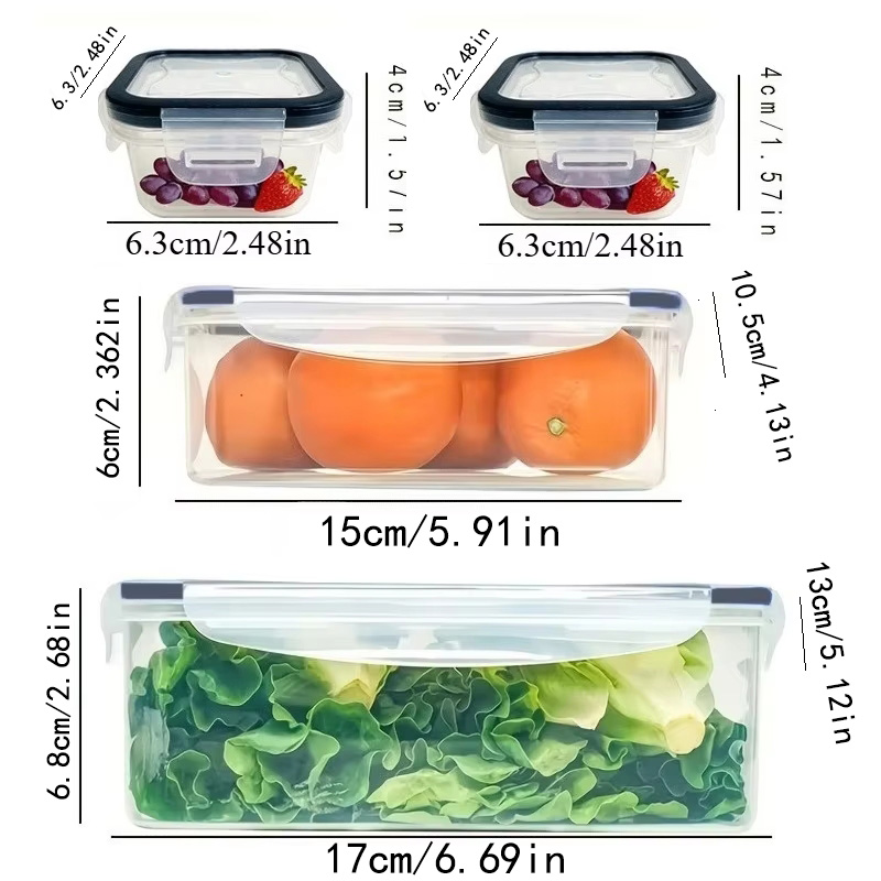 Juego de 8 Piezas que Incluye  - Food Storage Containers B&M reseña y precio