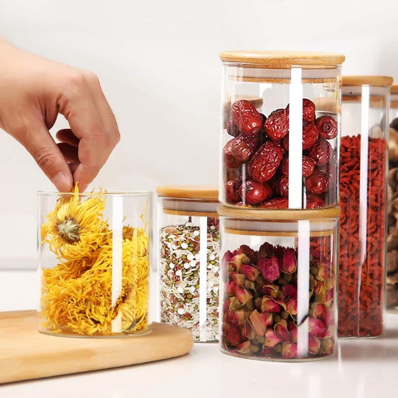 Juego de 12 tarros de vidrio c - Food Storage Jar Labels reseña y precio