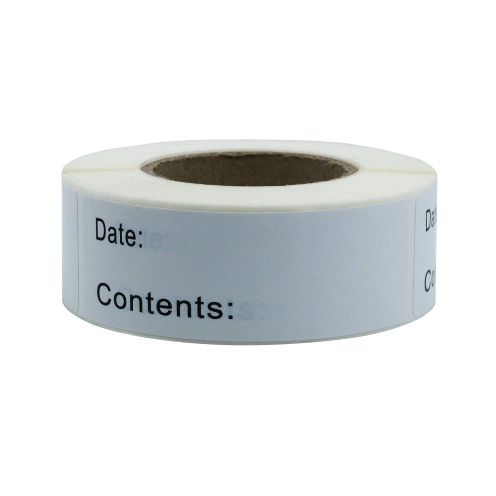 1 Rollo de Etiquetas Adhesivas - Food Storage Jar Labels reseña y precio