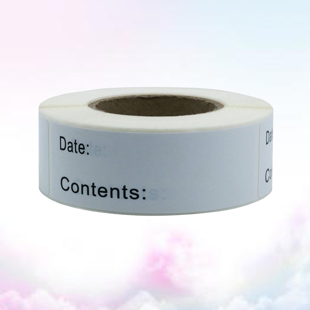 1 Rollo de Etiquetas Adhesivas - Food Storage Jar Labels reseña y precio