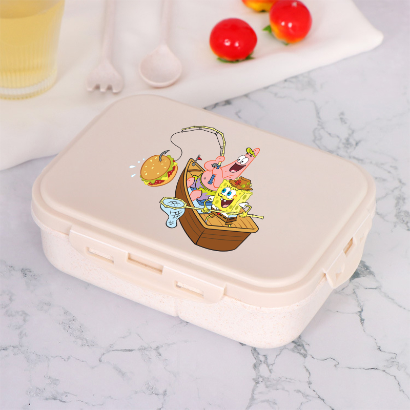 Lonchera de Bob Esponja, Lonch - Food Storage Containers B&M reseña y precio