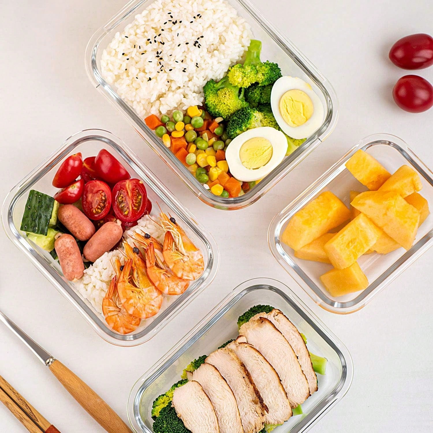 Paquete de 10 recipientes de v - Food Storage Freezer reseña y precio
