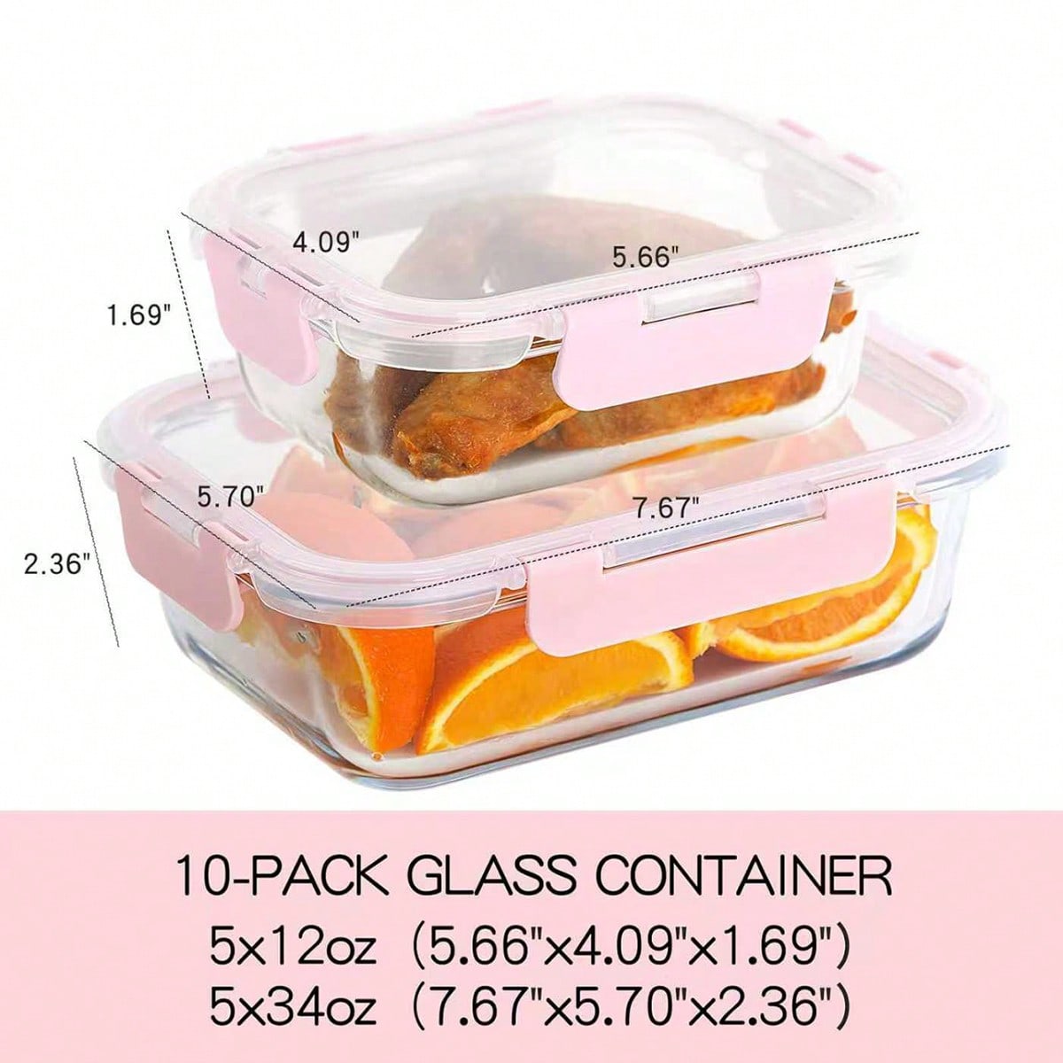 Paquete de 10 recipientes de v - Food Storage Freezer reseña y precio