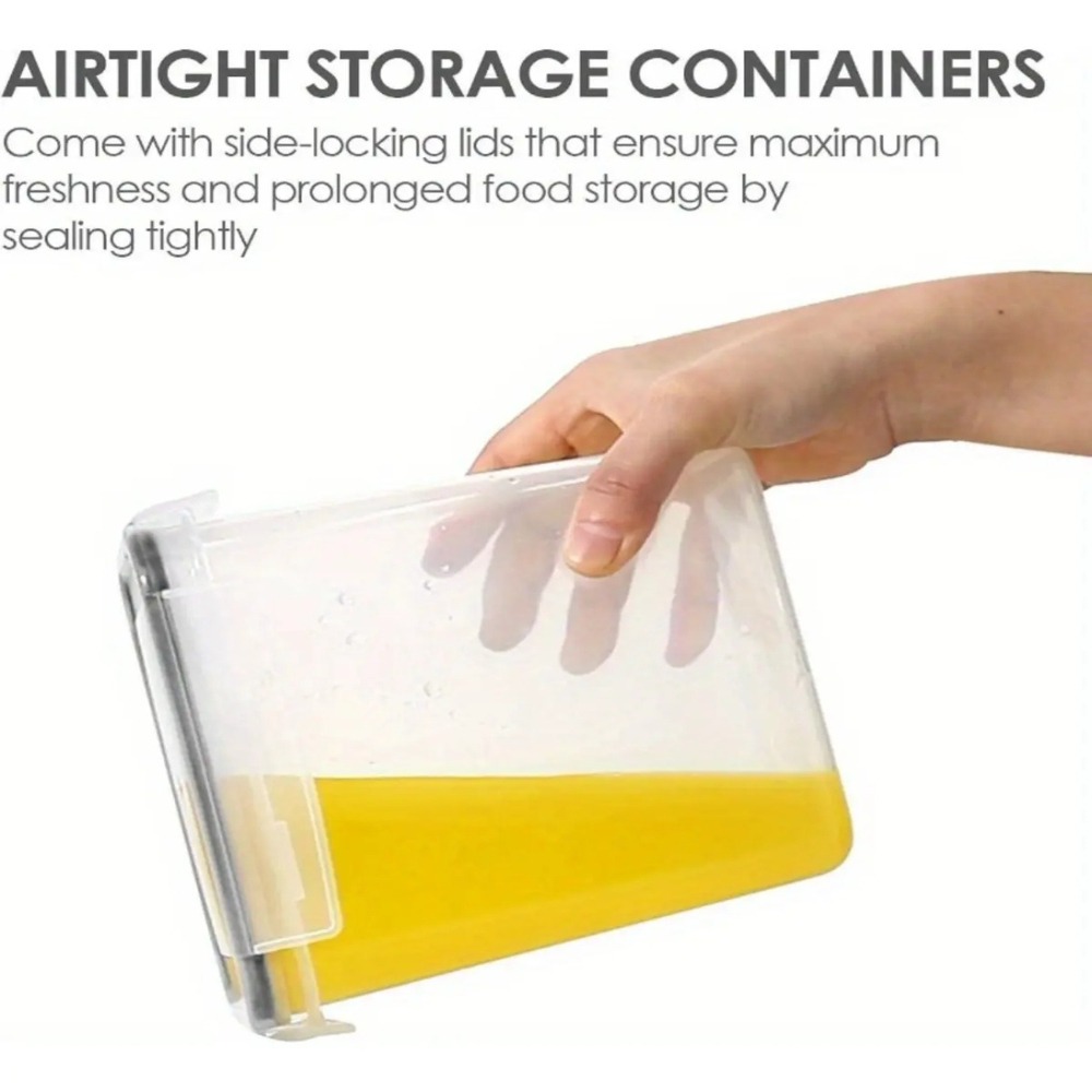 Juego de 8 Recipientes Herméti - Food Storage Jar Labels reseña y precio