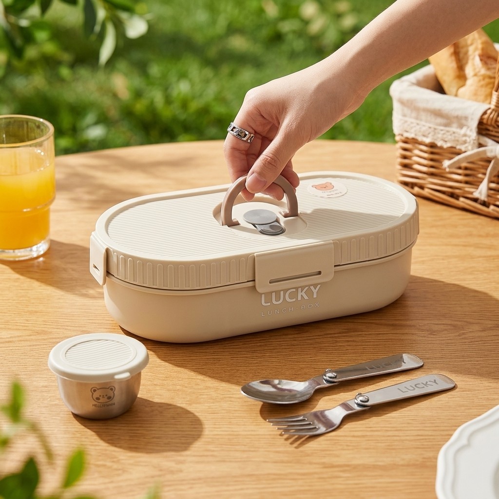 Lonchera Bento de Acero Inoxid - Food Storage Containers B&M reseña y precio
