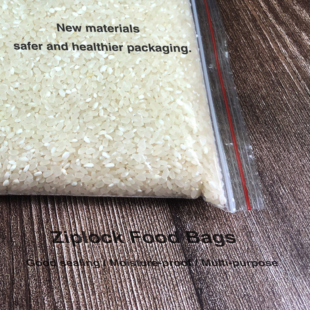 100 unids/pack bolsas con cier - Food Storage Zip Bags reseña y precio