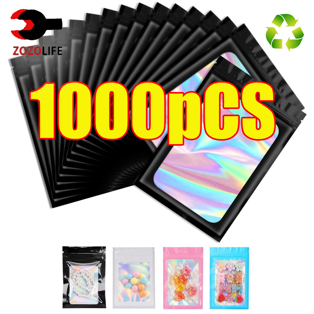 Bolsas de Plástico Holográfica - Food Storage Zip Bags reseña y precio