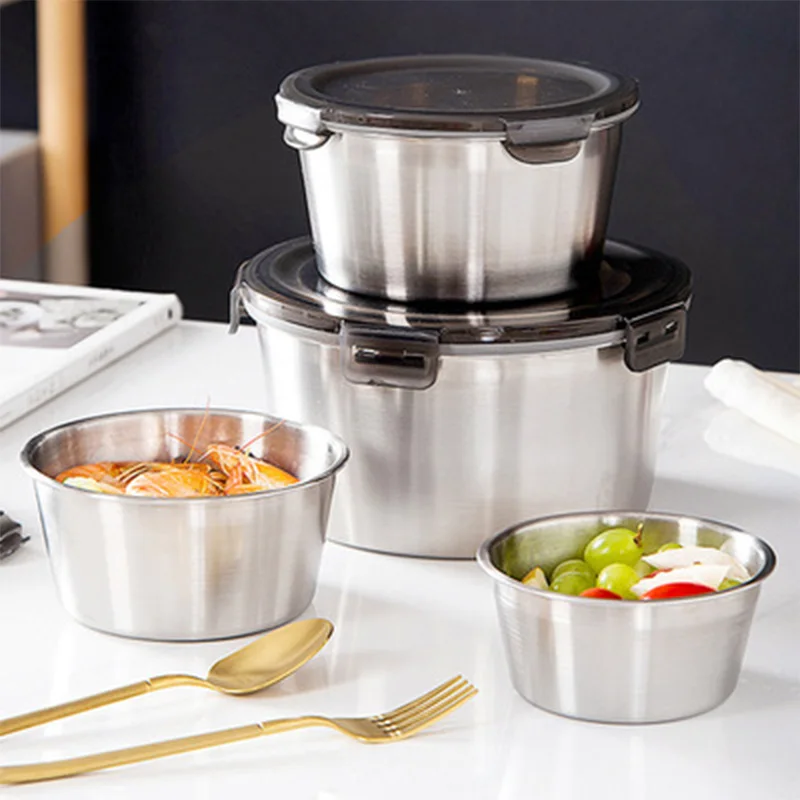 Fiambrera Bento de acero inoxi - Food Storage Containers B&M reseña y precio