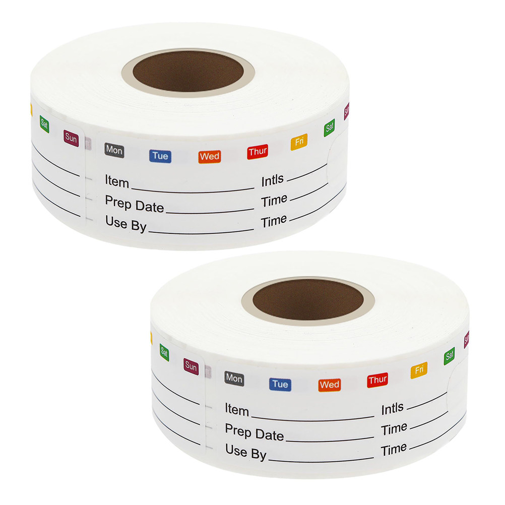 2 Rollos de Etiquetas Adhesiva - Food Storage Jar Labels reseña y precio