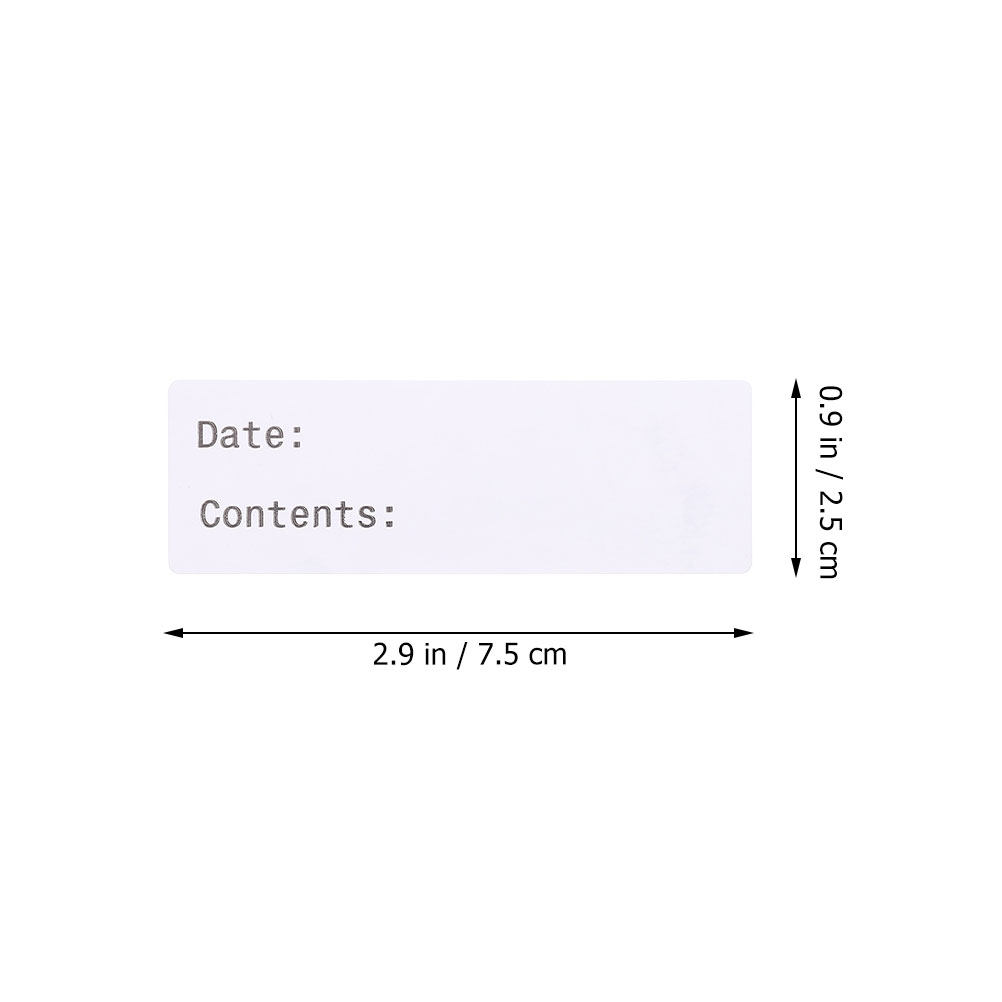 Etiquetas de Alimentos Removib - Food Storage Jar Labels reseña y precio