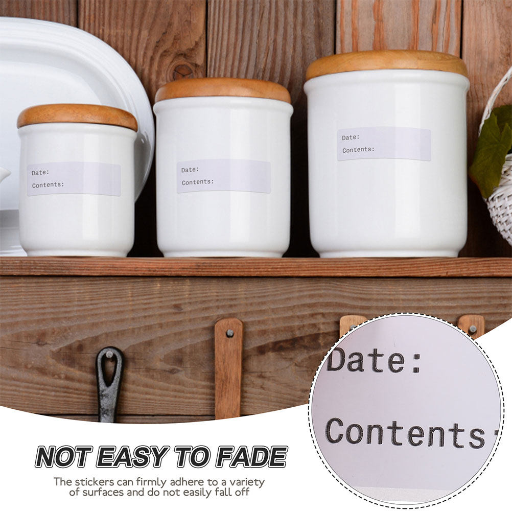 Etiquetas de Alimentos Removib - Food Storage Jar Labels reseña y precio
