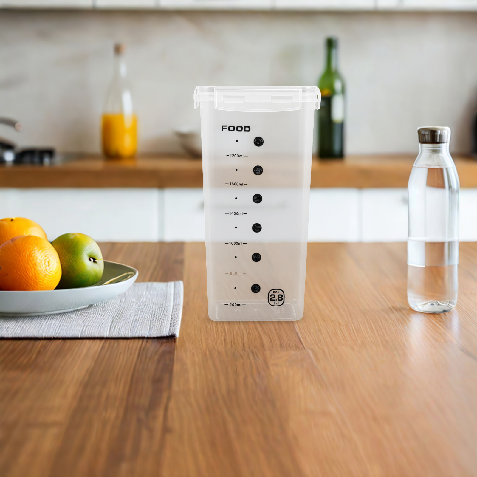 2 Recipientes Transparentes He - Food Storage Dispenser reseña y precio