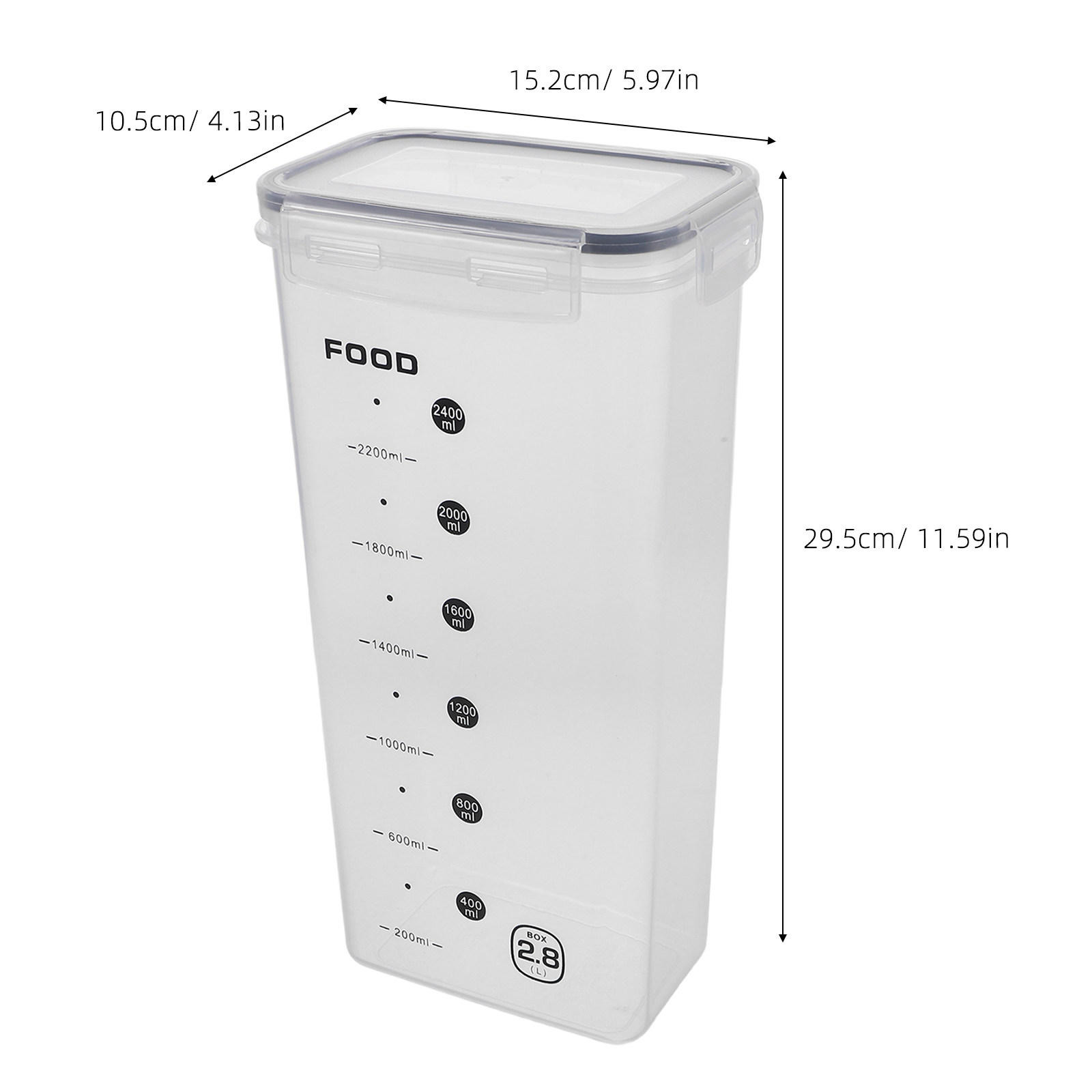 2 Recipientes Transparentes He - Food Storage Dispenser reseña y precio