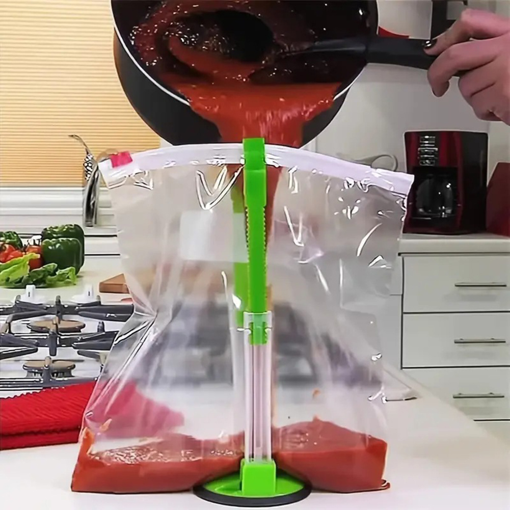 Ajustables Soporte de bolsas p - Food Storage Zip Bags reseña y precio
