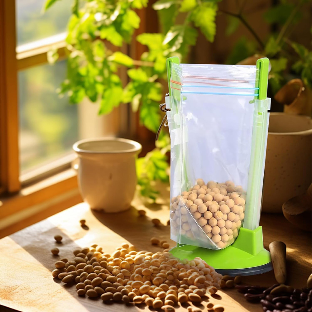 Ajustables Soporte de bolsas p - Food Storage Zip Bags reseña y precio
